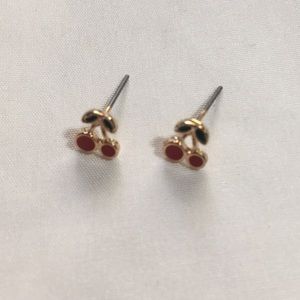 4 for 14: Cute cherry studs